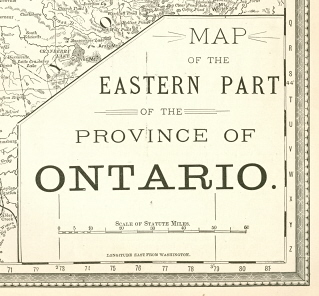 map of Ontario Canada