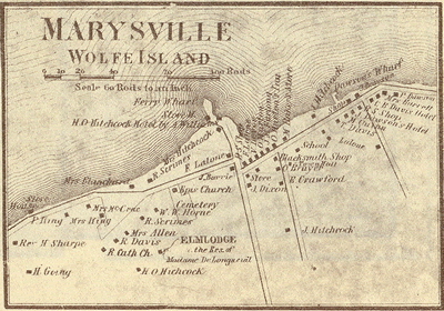 1860 map of Marysville