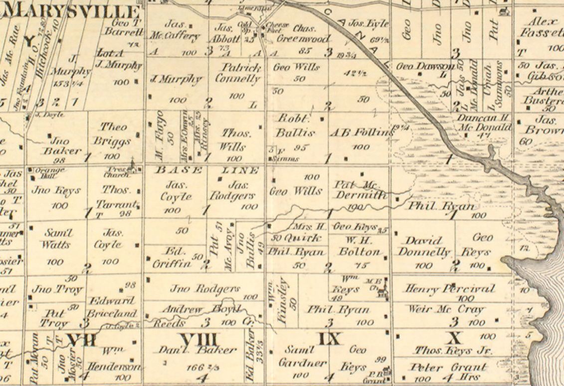 1878 map Wolfe Island ON